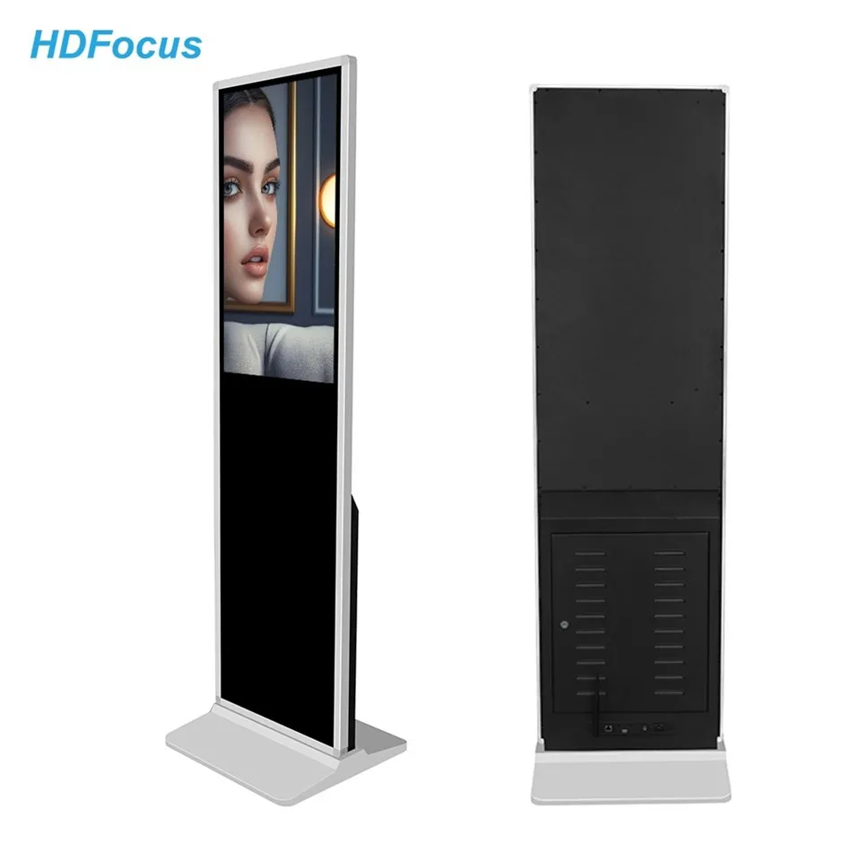 شاشات كشك رأسية للإعلان